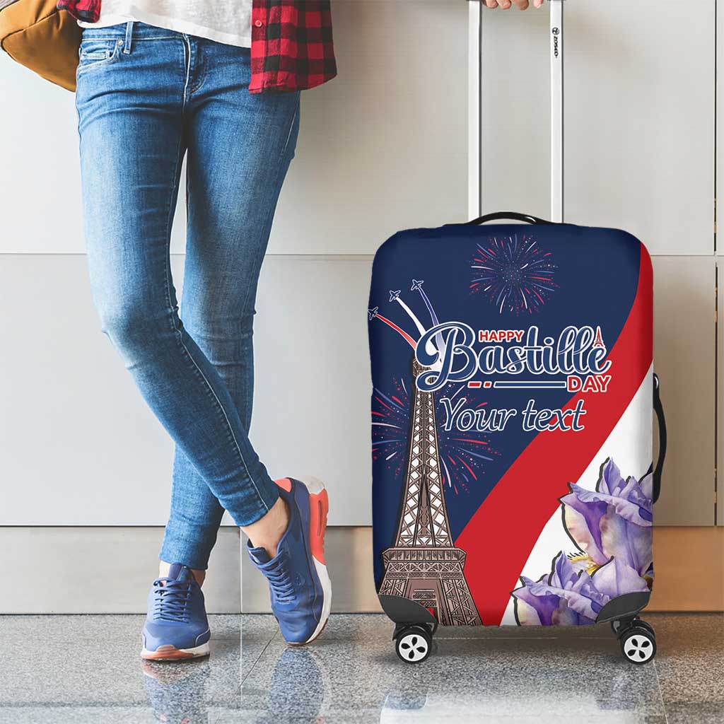 Personalized France Bastille Day Luggage Cover Le 14 Juillet LT17