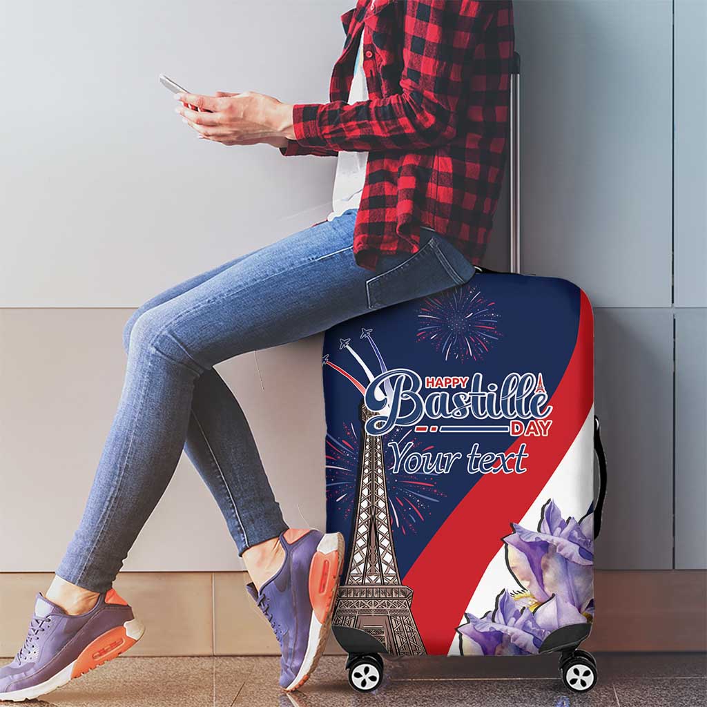 Personalized France Bastille Day Luggage Cover Le 14 Juillet LT17