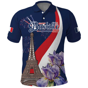 Personalized France Bastille Day Polo Shirt Le 14 Juillet LT17