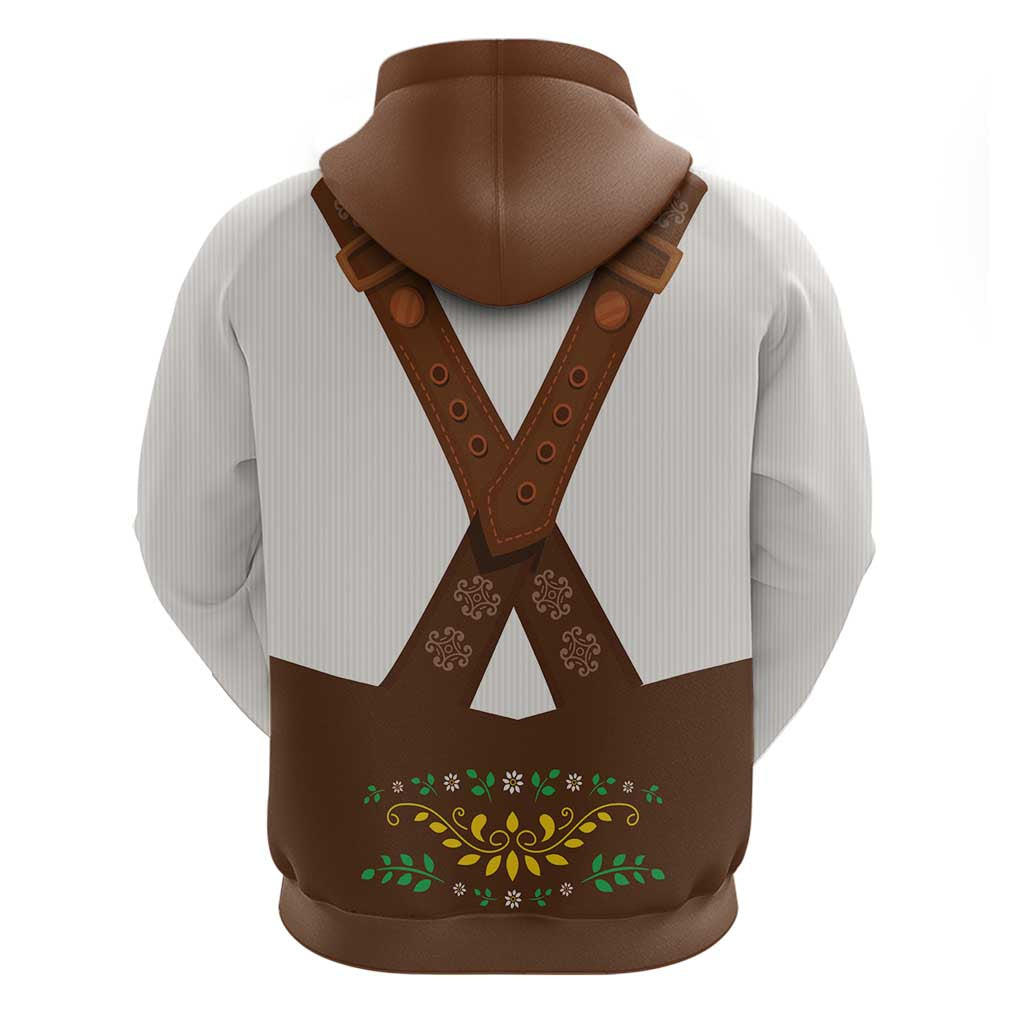 Lederhosen Costume Germany Hoodie Bald Eagles With Traditional German Pattern LT17