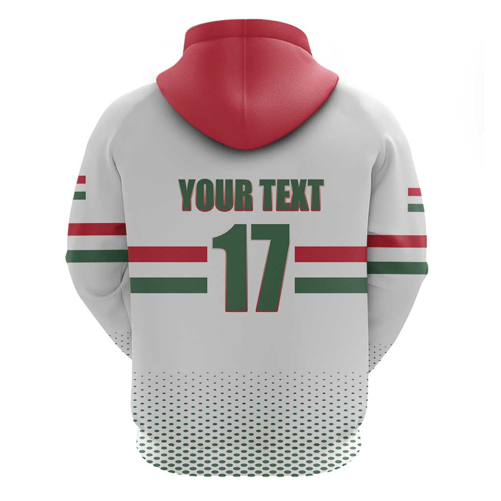 Custom Hungary Ice Hockey Hoodie White Style Come on Magyars LT17