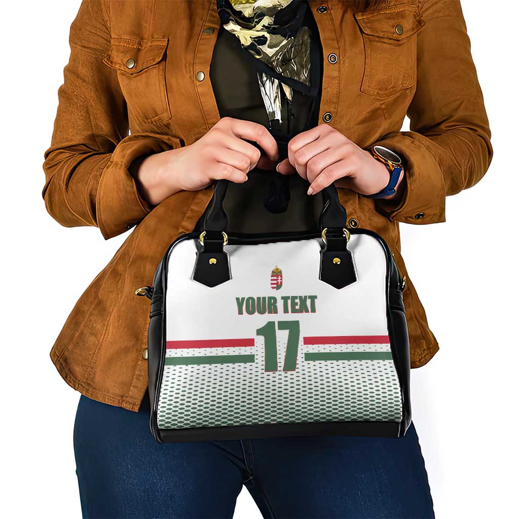 Custom Hungary Ice Hockey Shoulder Handbag White Style Come on Magyars LT17