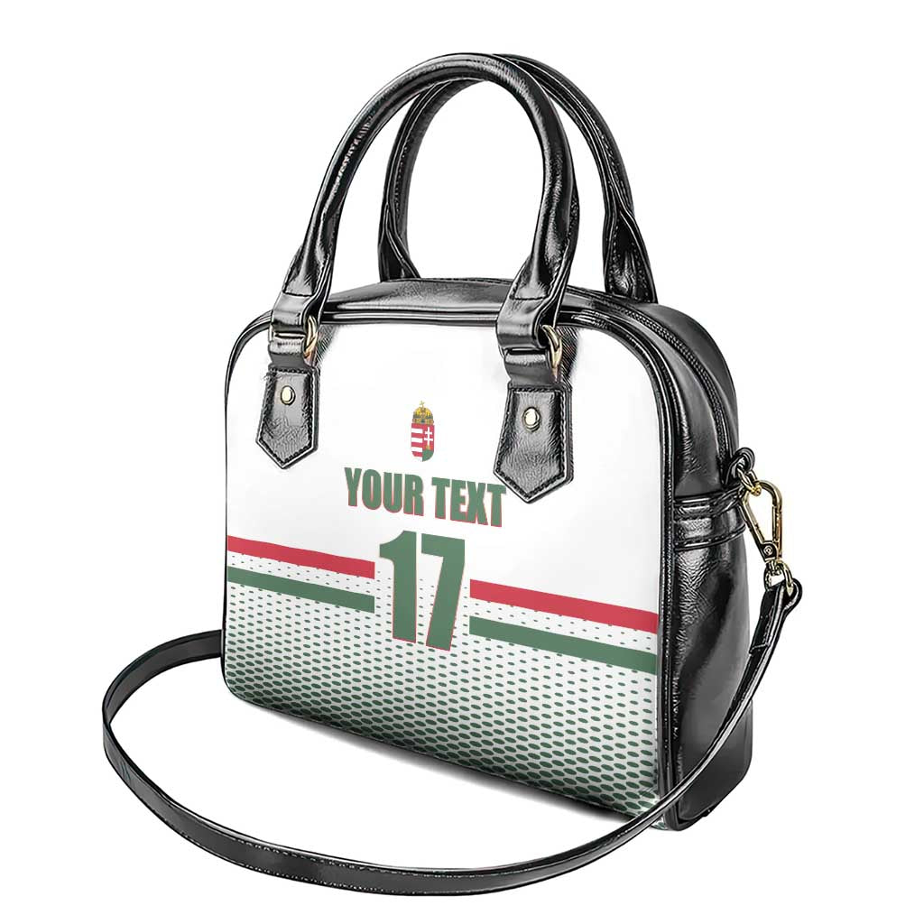 Custom Hungary Ice Hockey Shoulder Handbag White Style Come on Magyars LT17