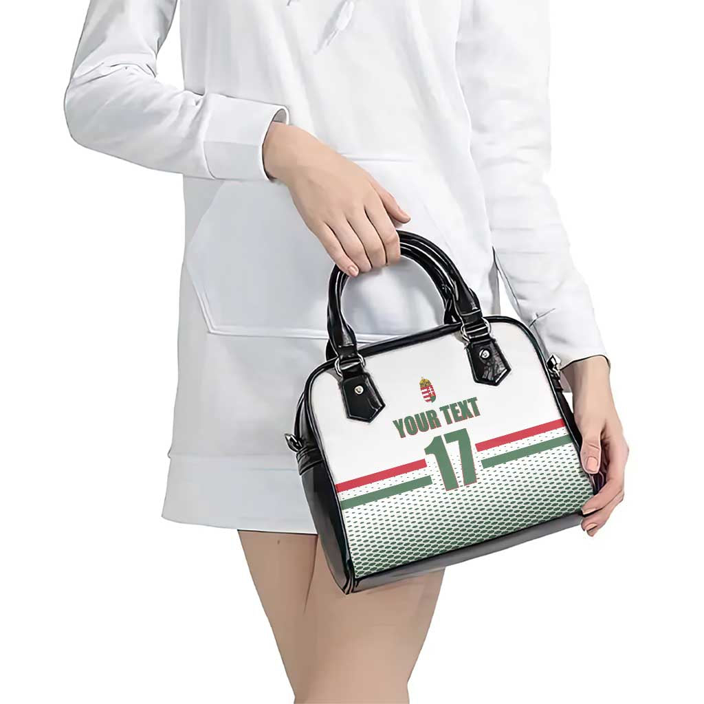 Custom Hungary Ice Hockey Shoulder Handbag White Style Come on Magyars LT17