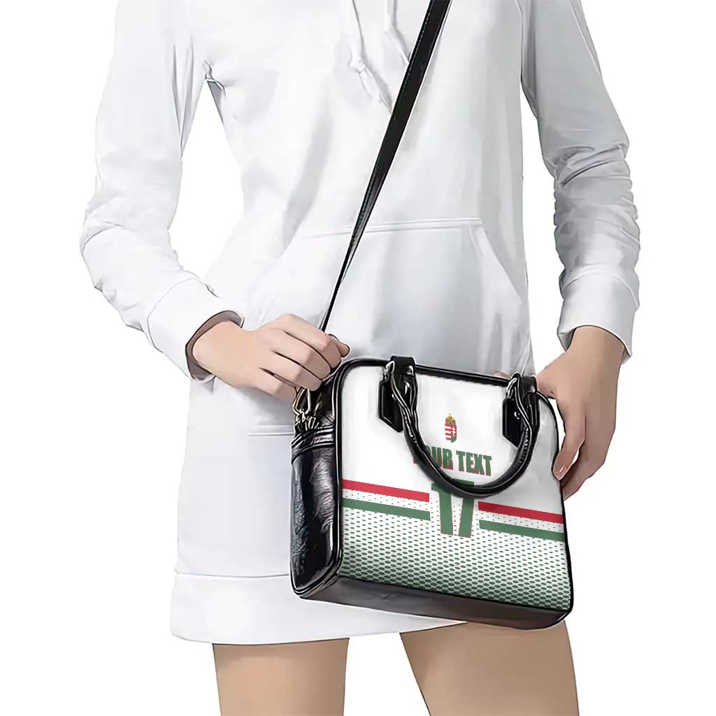 Custom Hungary Ice Hockey Shoulder Handbag White Style Come on Magyars LT17