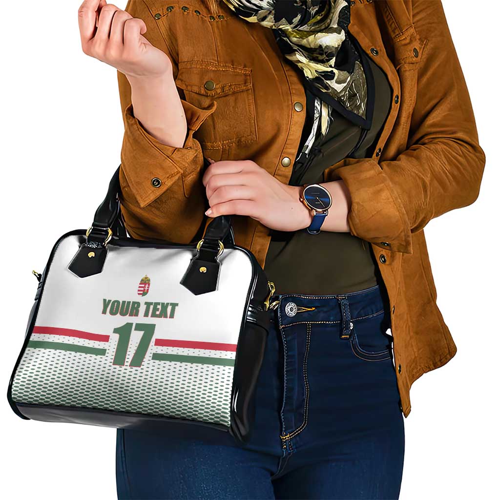 Custom Hungary Ice Hockey Shoulder Handbag White Style Come on Magyars LT17