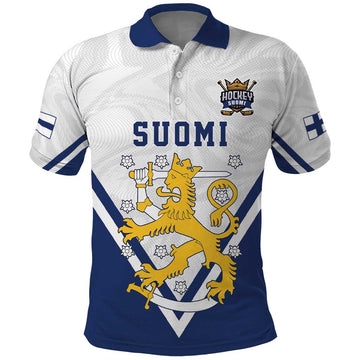Custom Finland Ice Hockey We are Champions Polo Shirt Sporty Style Come on Leijonat LT17