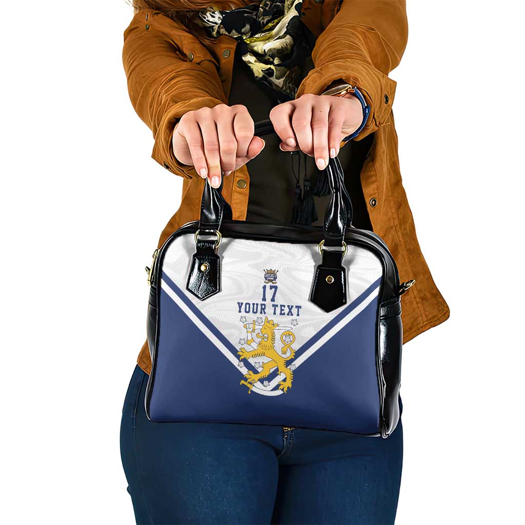 Custom Finland Ice Hockey We are Champions Shoulder Handbag Sporty Style Come on Leijonat LT17