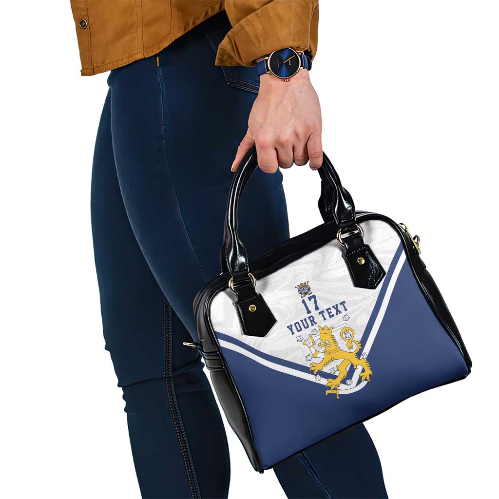 Custom Finland Ice Hockey We are Champions Shoulder Handbag Sporty Style Come on Leijonat LT17