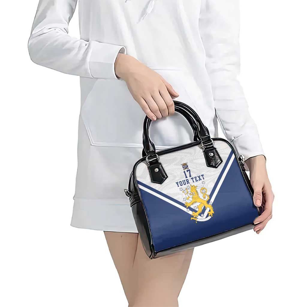 Custom Finland Ice Hockey We are Champions Shoulder Handbag Sporty Style Come on Leijonat LT17