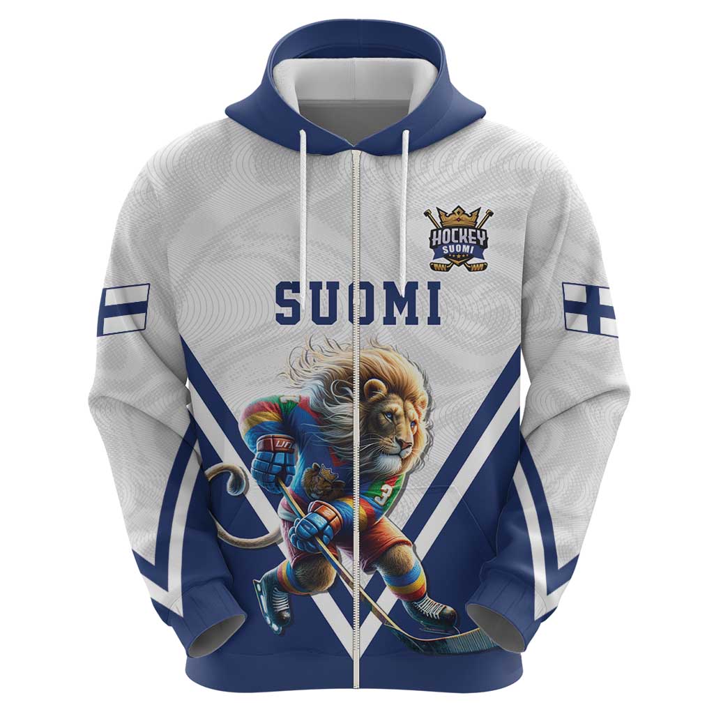 Custom Finland Ice Hockey Lion Mascot Hoodie Sporty Style Come on Leijonat LT17
