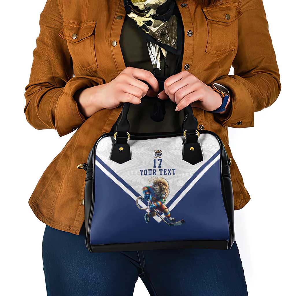 Custom Finland Ice Hockey Lion Mascot Shoulder Handbag Sporty Style Come on Leijonat LT17
