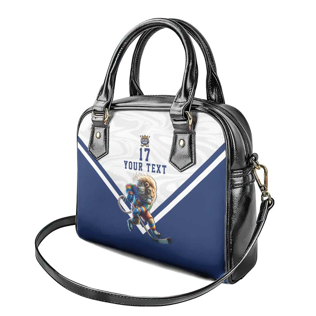 Custom Finland Ice Hockey Lion Mascot Shoulder Handbag Sporty Style Come on Leijonat LT17