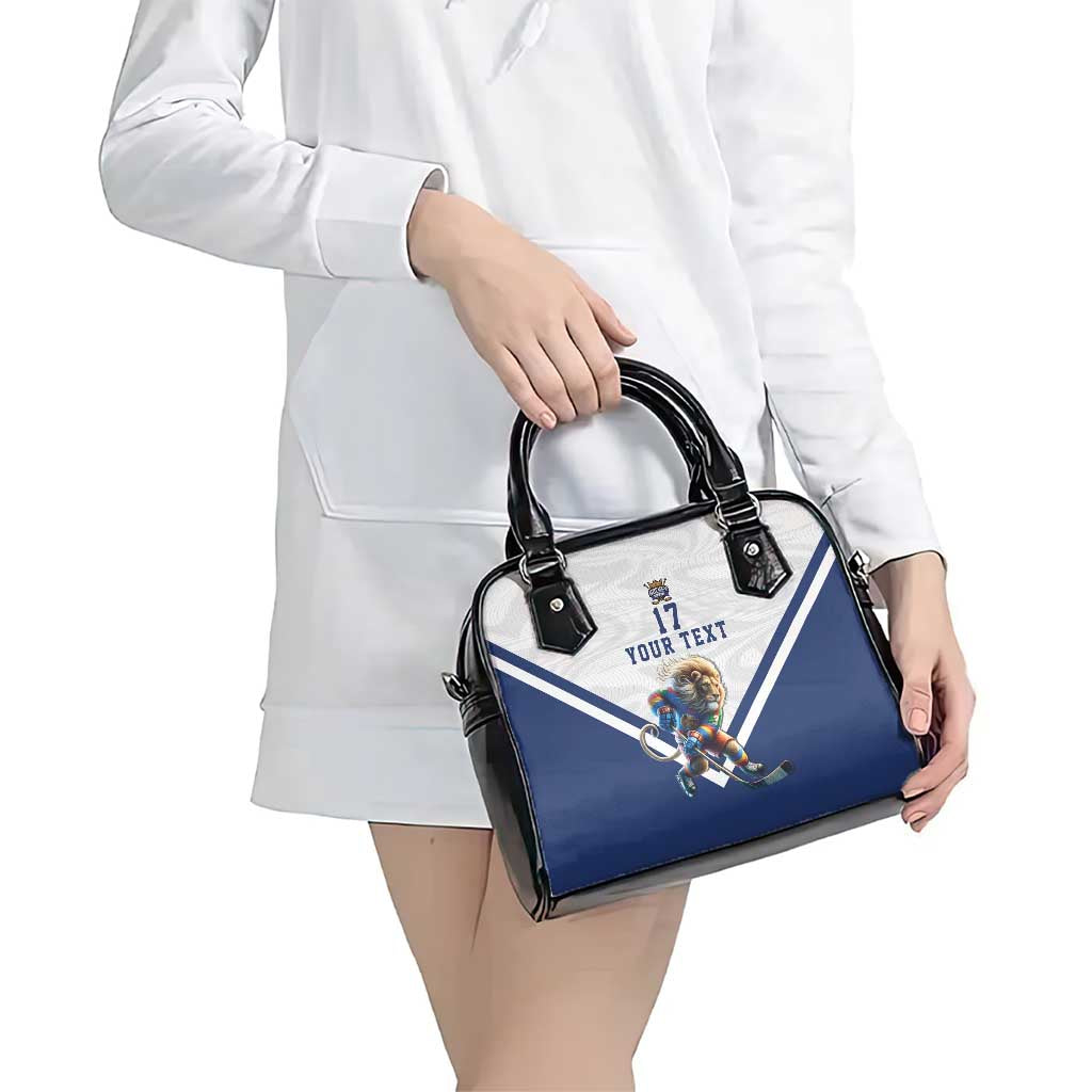 Custom Finland Ice Hockey Lion Mascot Shoulder Handbag Sporty Style Come on Leijonat LT17