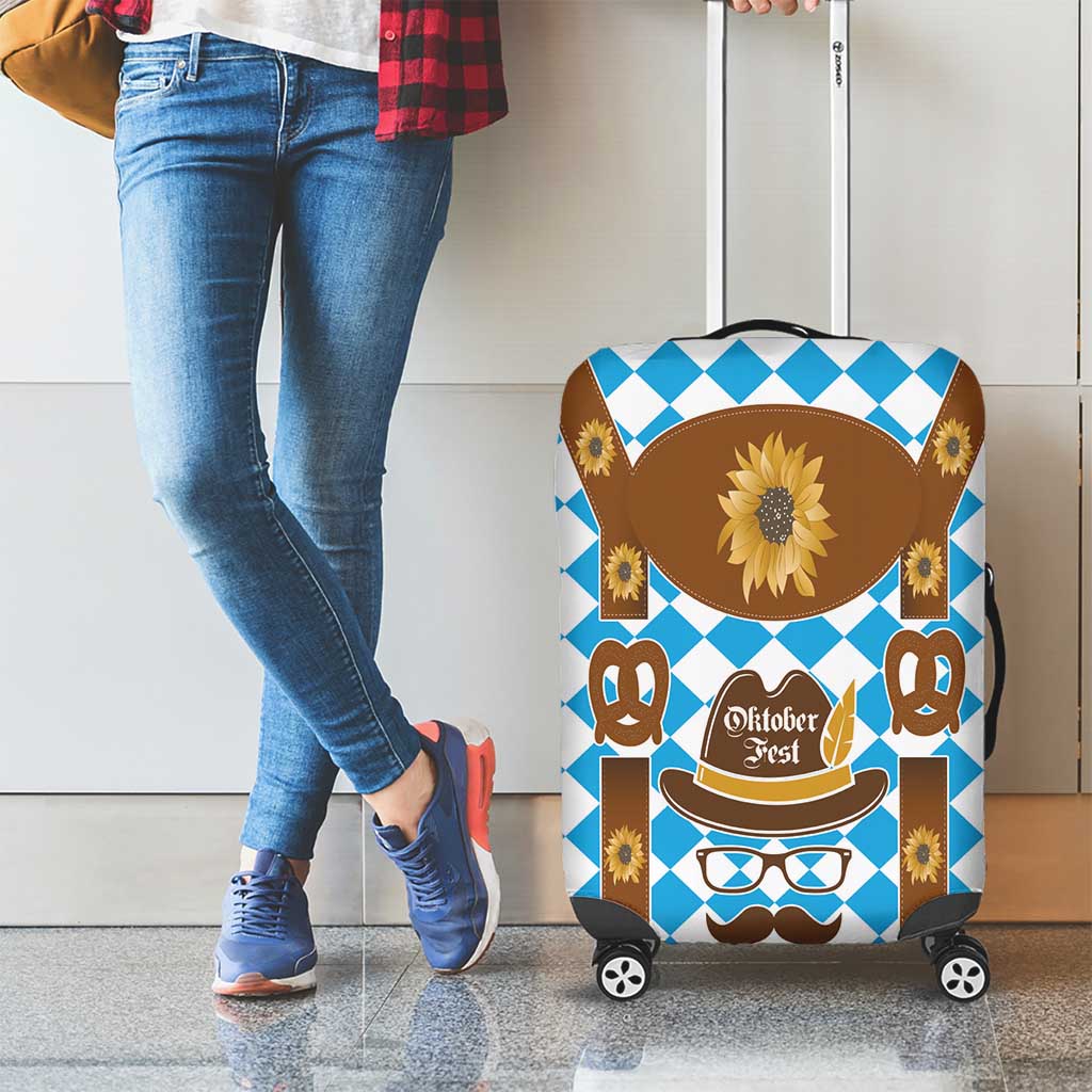 Germany Oktoberfest Luggage Cover Lederhosen Costume LT17