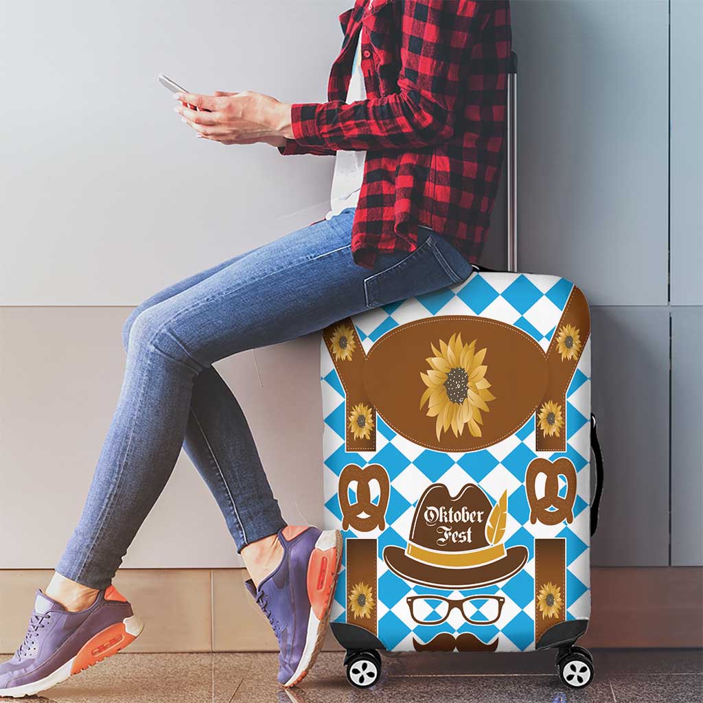 Germany Oktoberfest Luggage Cover Lederhosen Costume LT17
