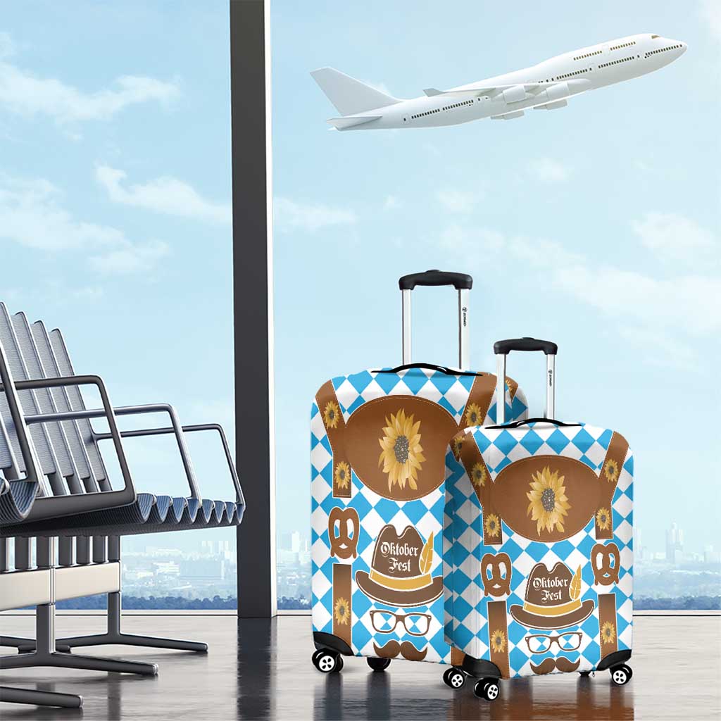Germany Oktoberfest Luggage Cover Lederhosen Costume LT17