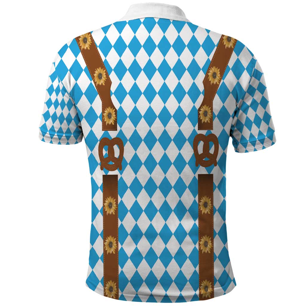 Germany Oktoberfest Polo Shirt Lederhosen Costume LT17