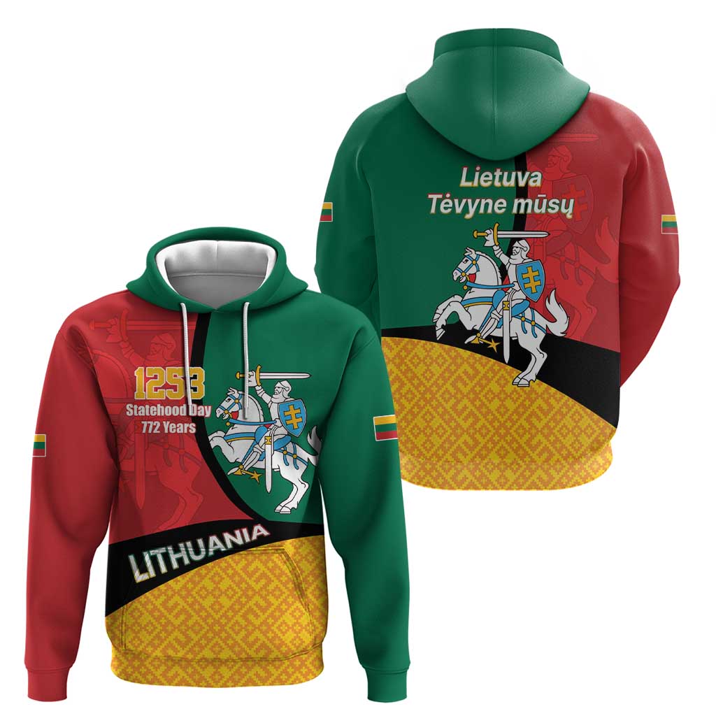 Lithuania Statehood Day July 6 Hoodie Lietuva Tevyne musu LT17