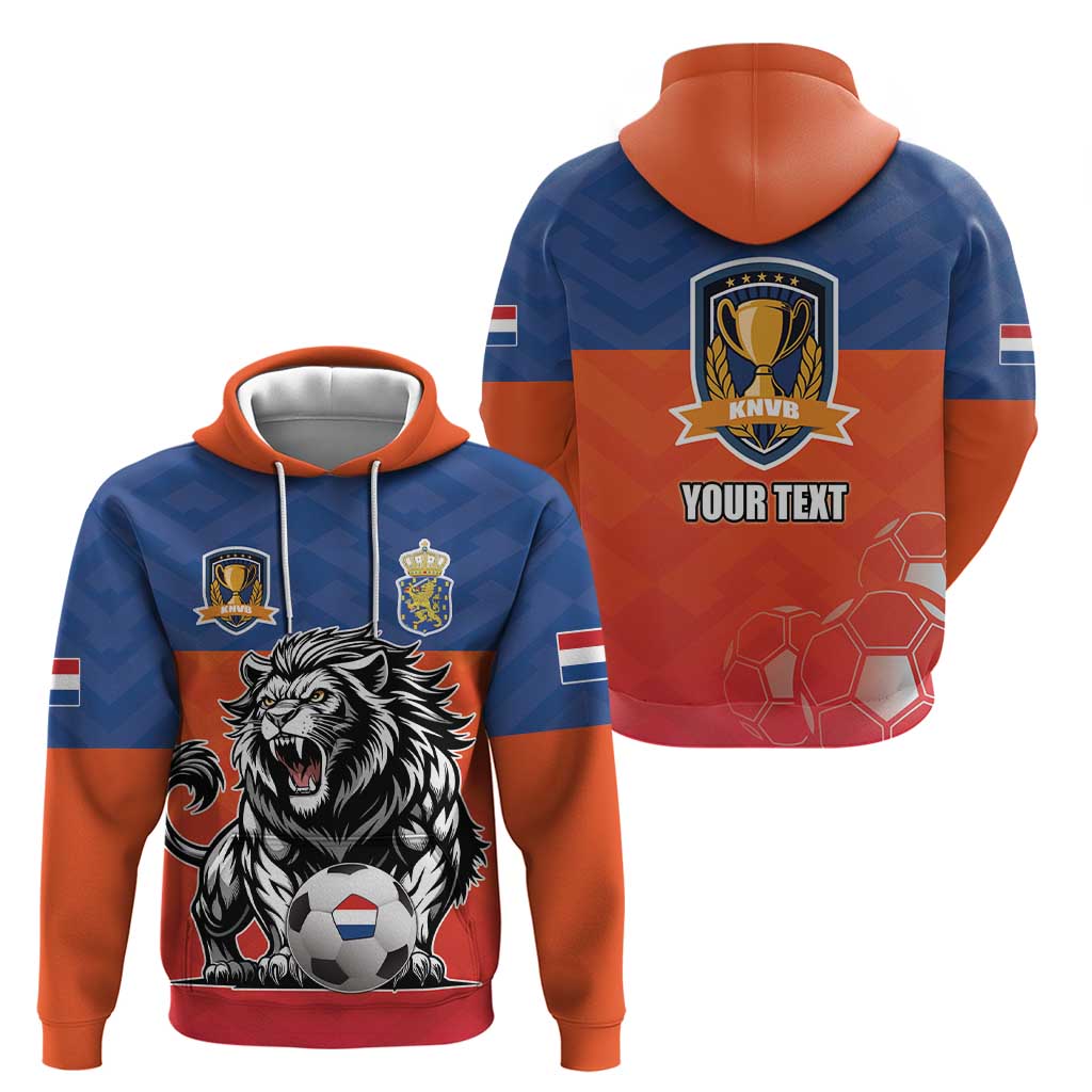 Netherlands Football Hoodie Oranje Lion Go Champion LT17