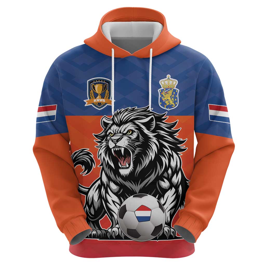 Netherlands Football Hoodie Oranje Lion Go Champion LT17