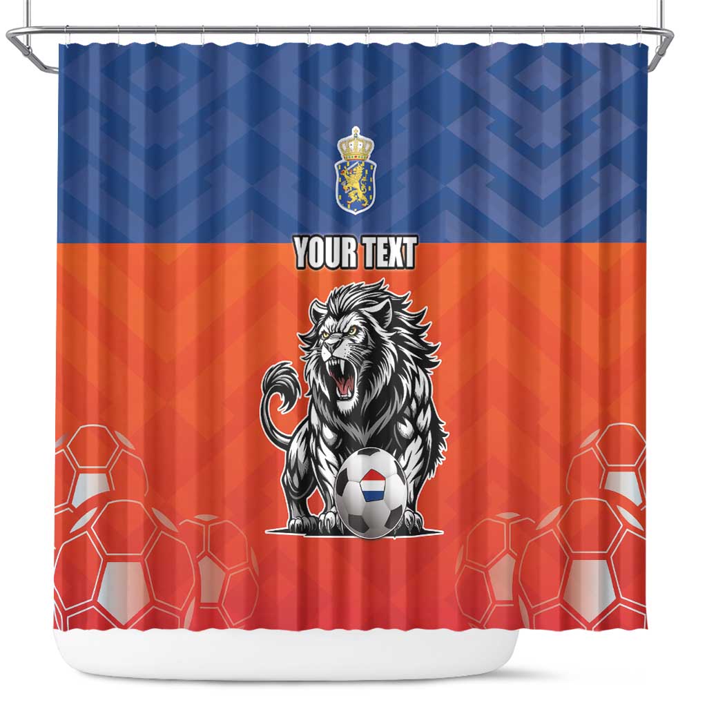 Netherlands Football Shower Curtain Oranje Lion Go Champion LT17