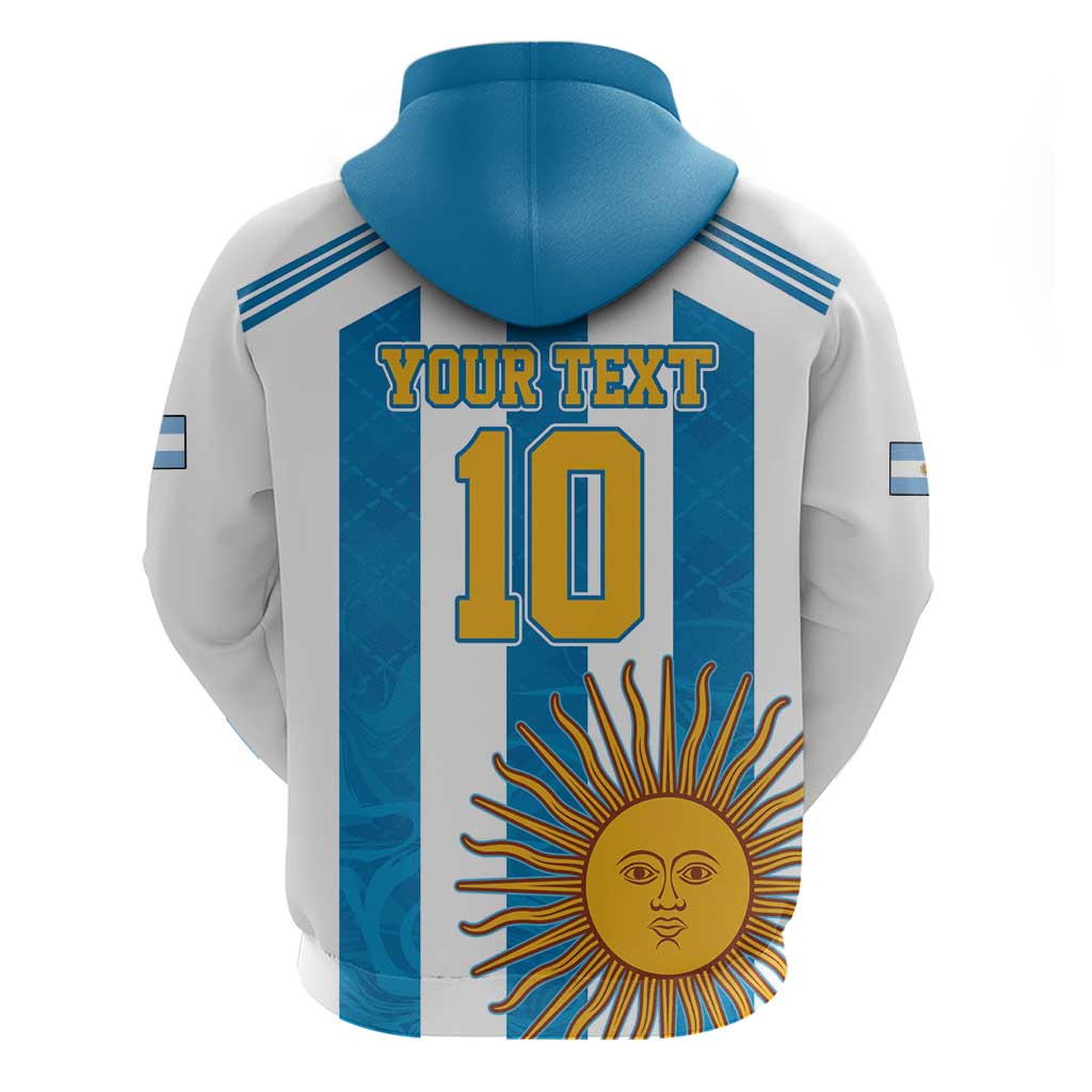 Personalized Argentina 10 Goat Hoodie Greatest Of All Time Sporty Style LT17