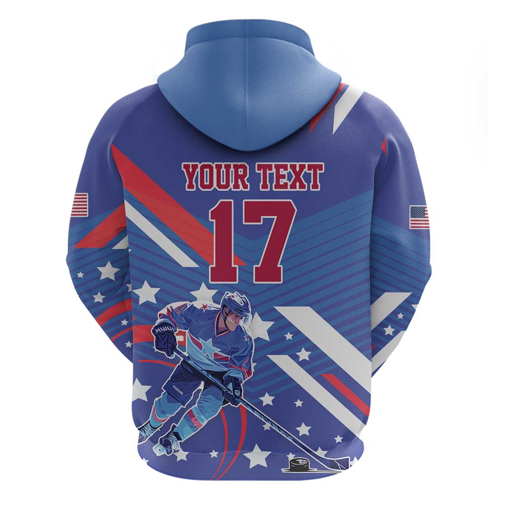 Custom United States Ice Hockey Hoodie USA Go Champions Sporty Style LT17