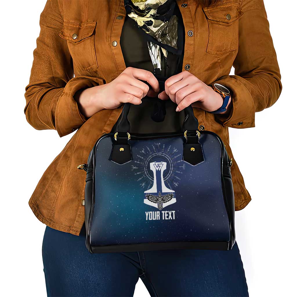 Personalized Finland Drakkar Vikings Shoulder Handbag Suomi Flag Viking Thor Runes LT17