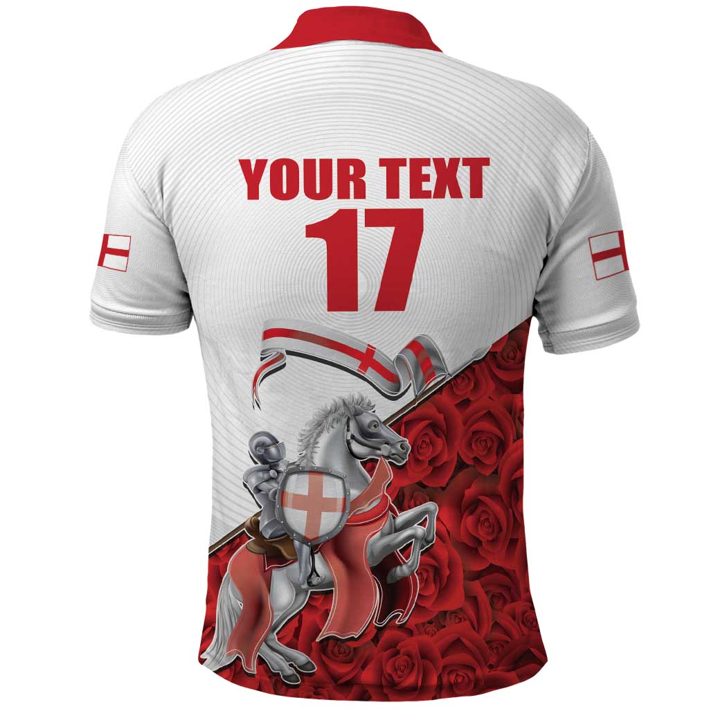 Custom England Field Hockey Champions Polo Shirt Old Georgians Hockey Club Sporty Style LT17