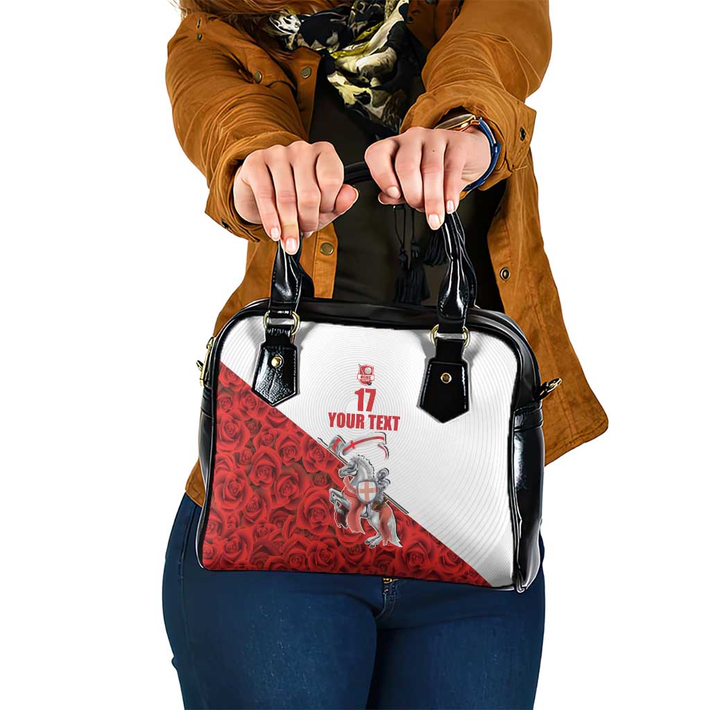 Custom England Field Hockey Champions Shoulder Handbag Old Georgians Hockey Club Sporty Style LT17
