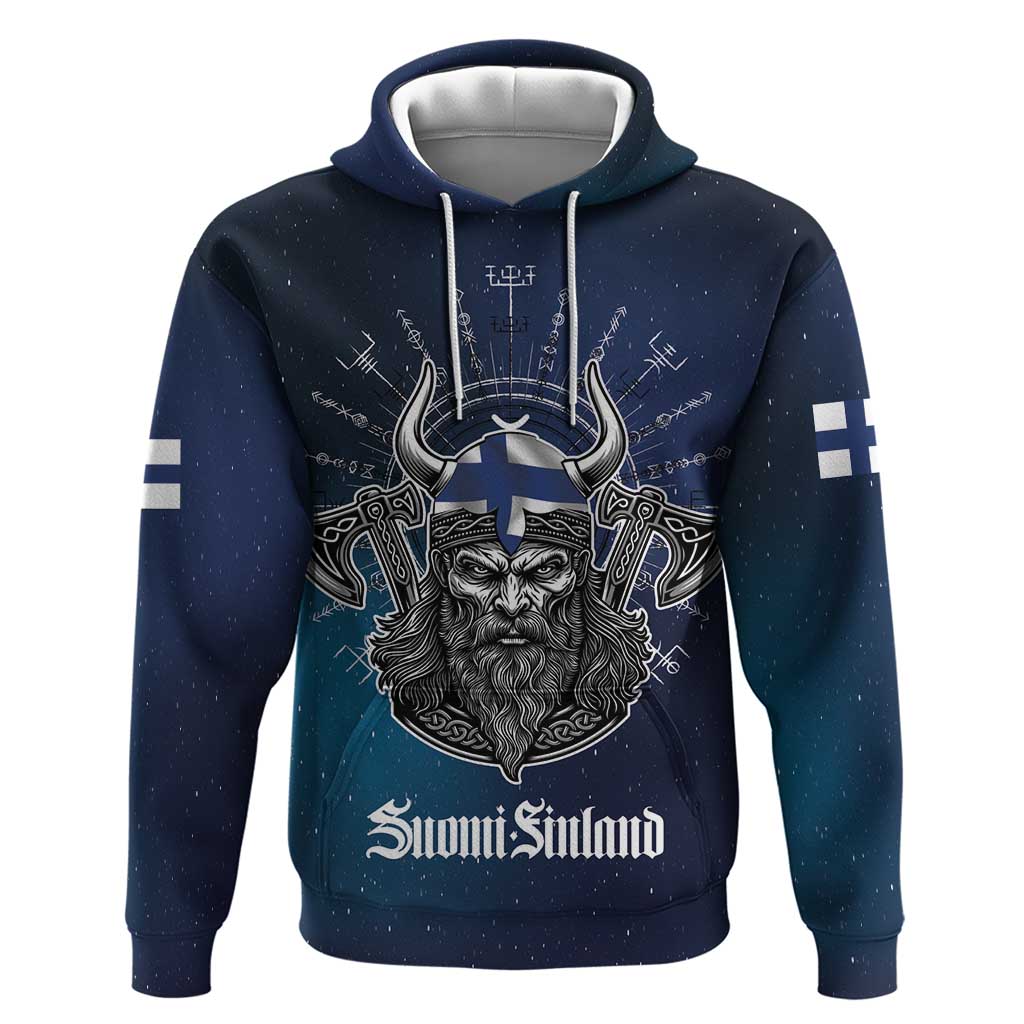 Personalized Finland Drakkar Vikings Hoodie Suomi Viking Warrior LT17