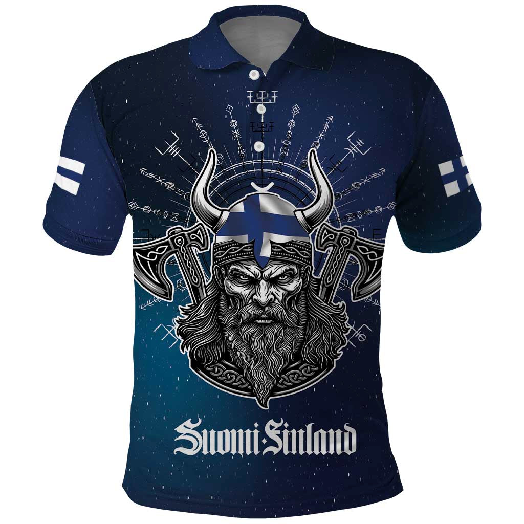 Personalized Finland Drakkar Vikings Polo Shirt Suomi Viking Warrior LT17