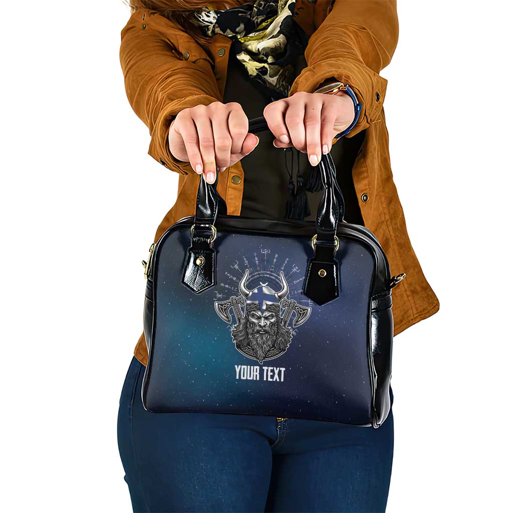 Personalized Finland Drakkar Vikings Shoulder Handbag Suomi Viking Warrior LT17