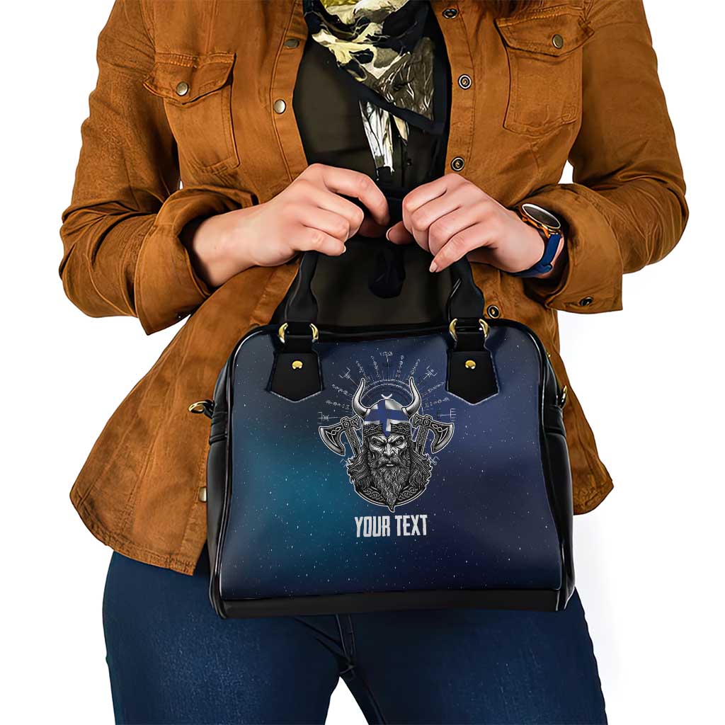Personalized Finland Drakkar Vikings Shoulder Handbag Suomi Viking Warrior LT17