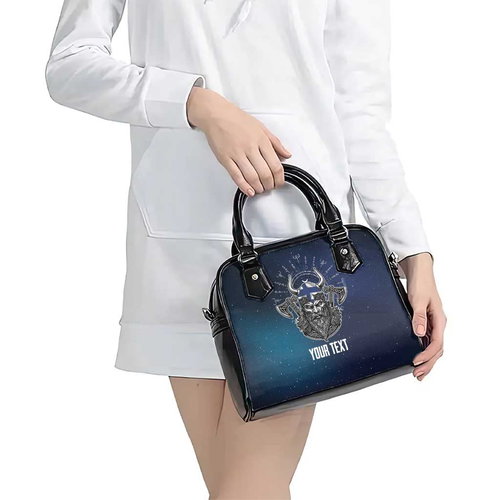 Personalized Finland Drakkar Vikings Shoulder Handbag Suomi Viking Warrior LT17