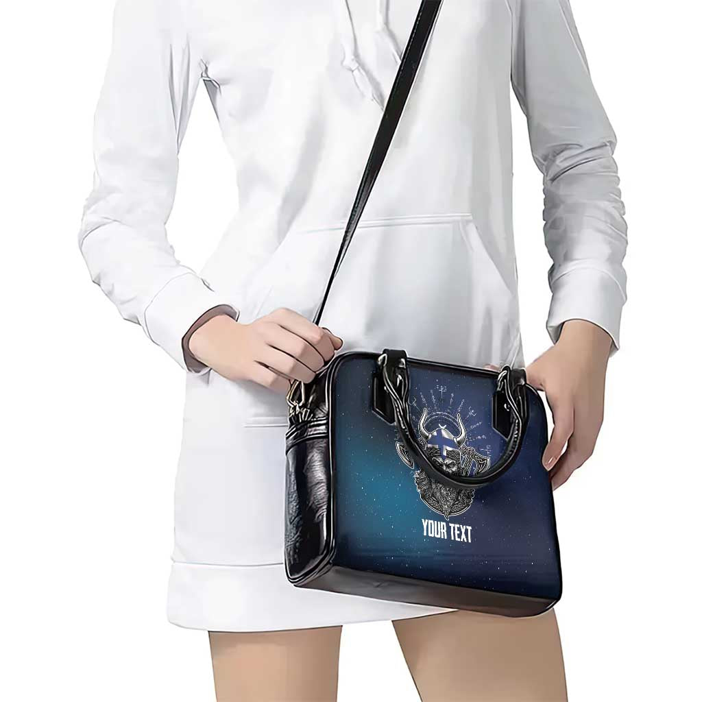 Personalized Finland Drakkar Vikings Shoulder Handbag Suomi Viking Warrior LT17