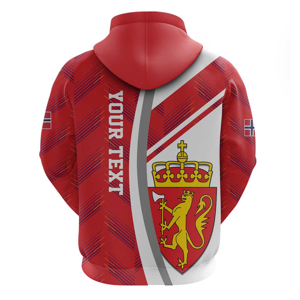 Personalized Norway Coat of Arms Hoodie Golden Lion LT17