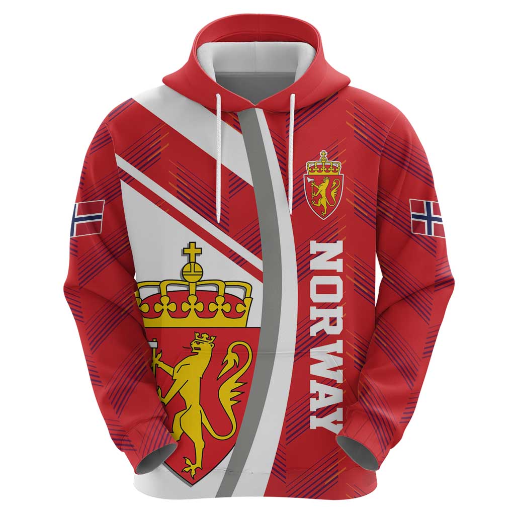 Personalized Norway Coat of Arms Hoodie Golden Lion LT17