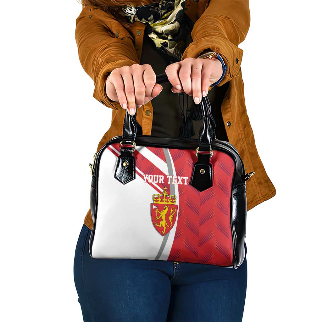 Personalized Norway Coat of Arms Shoulder Handbag Golden Lion LT17