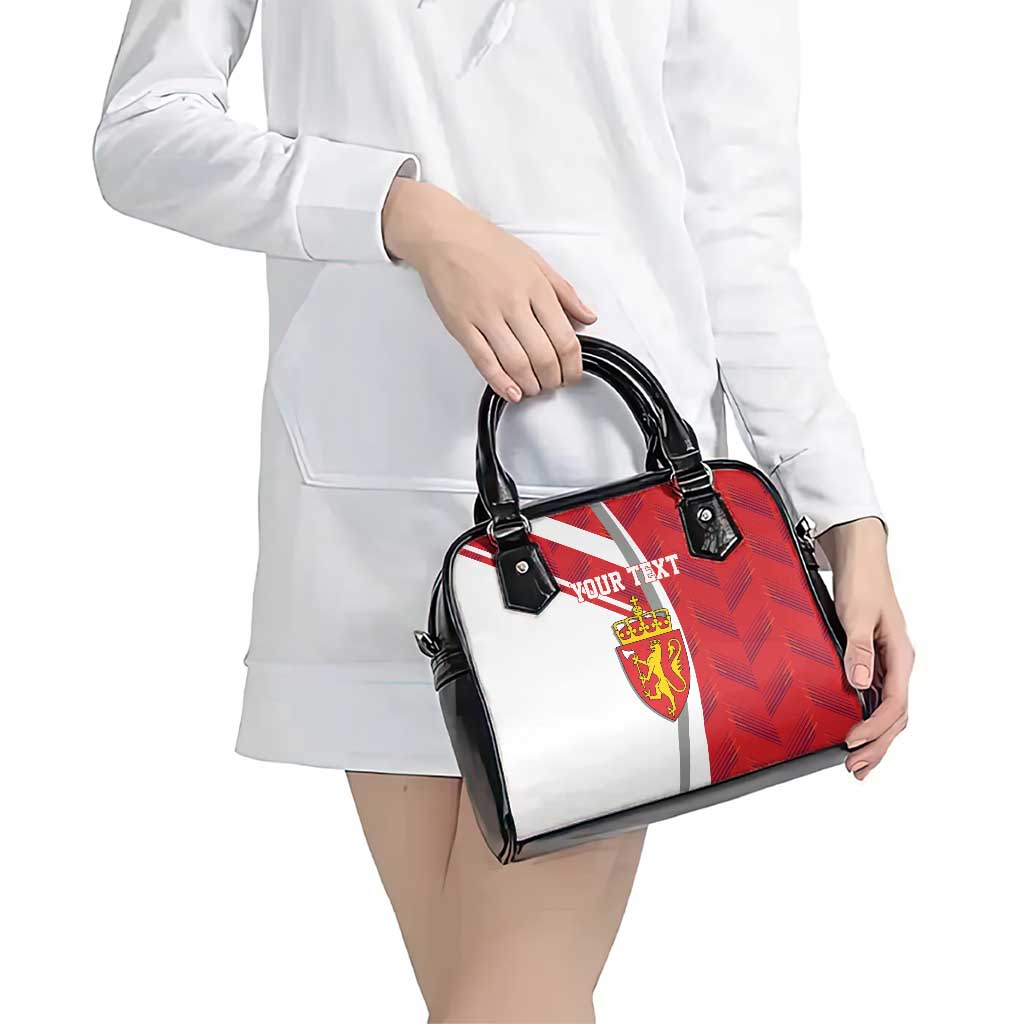 Personalized Norway Coat of Arms Shoulder Handbag Golden Lion LT17
