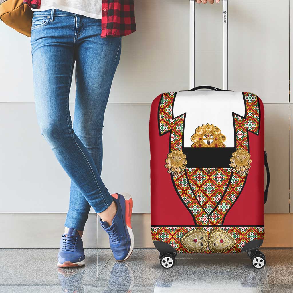 Norway Constitution Day Luggage Cover Norwegian bunads LT17
