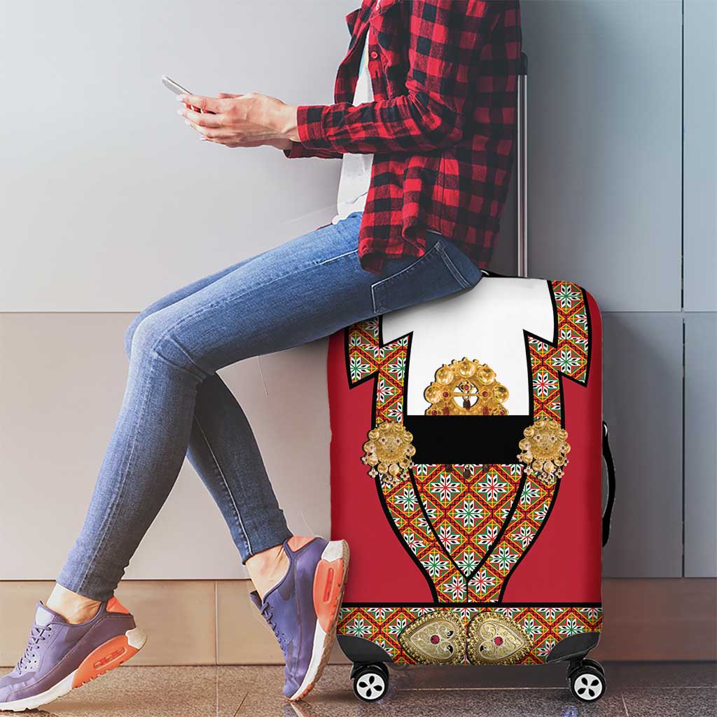 Norway Constitution Day Luggage Cover Norwegian bunads LT17