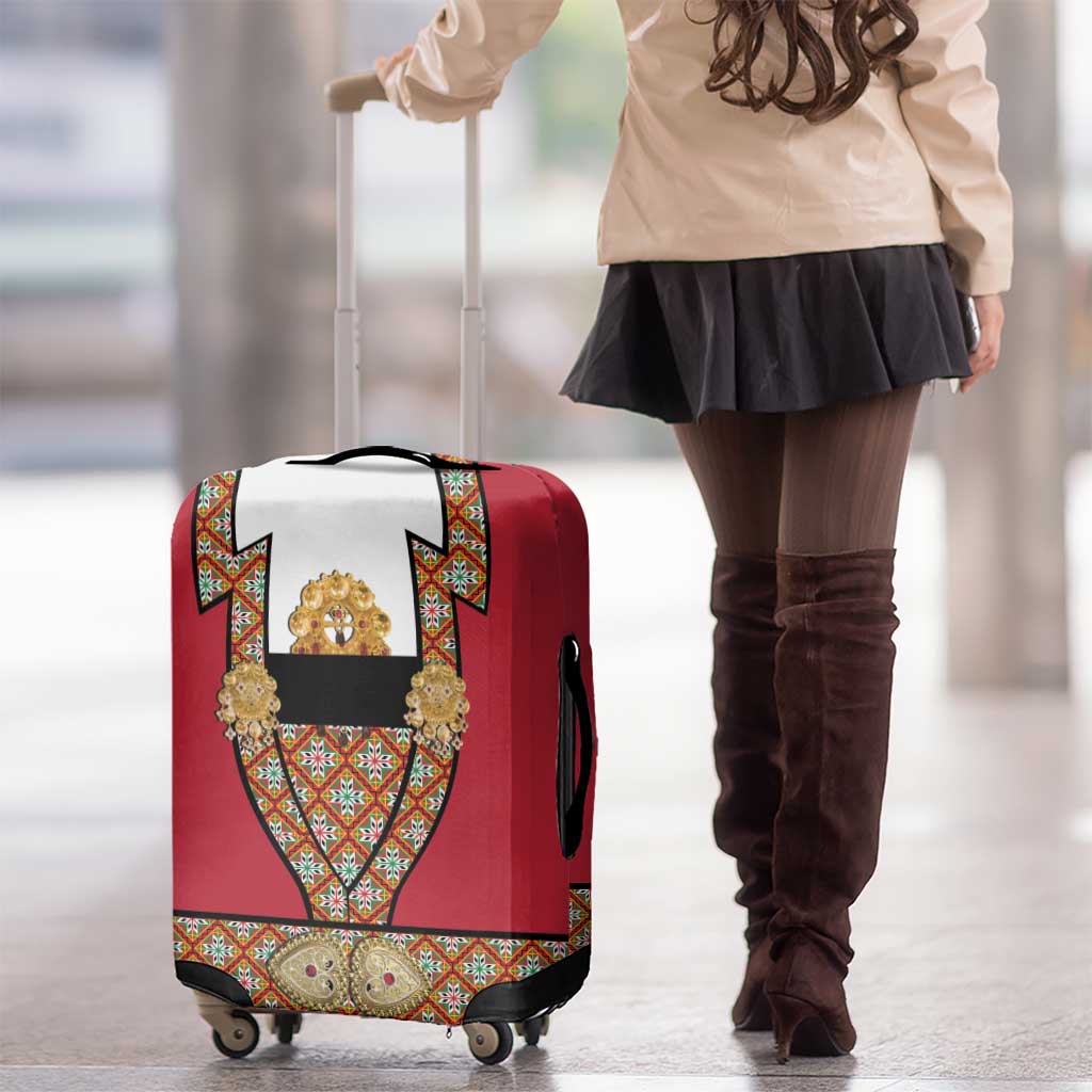 Norway Constitution Day Luggage Cover Norwegian bunads LT17
