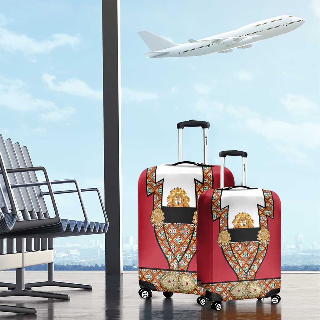 Norway Constitution Day Luggage Cover Norwegian bunads LT17
