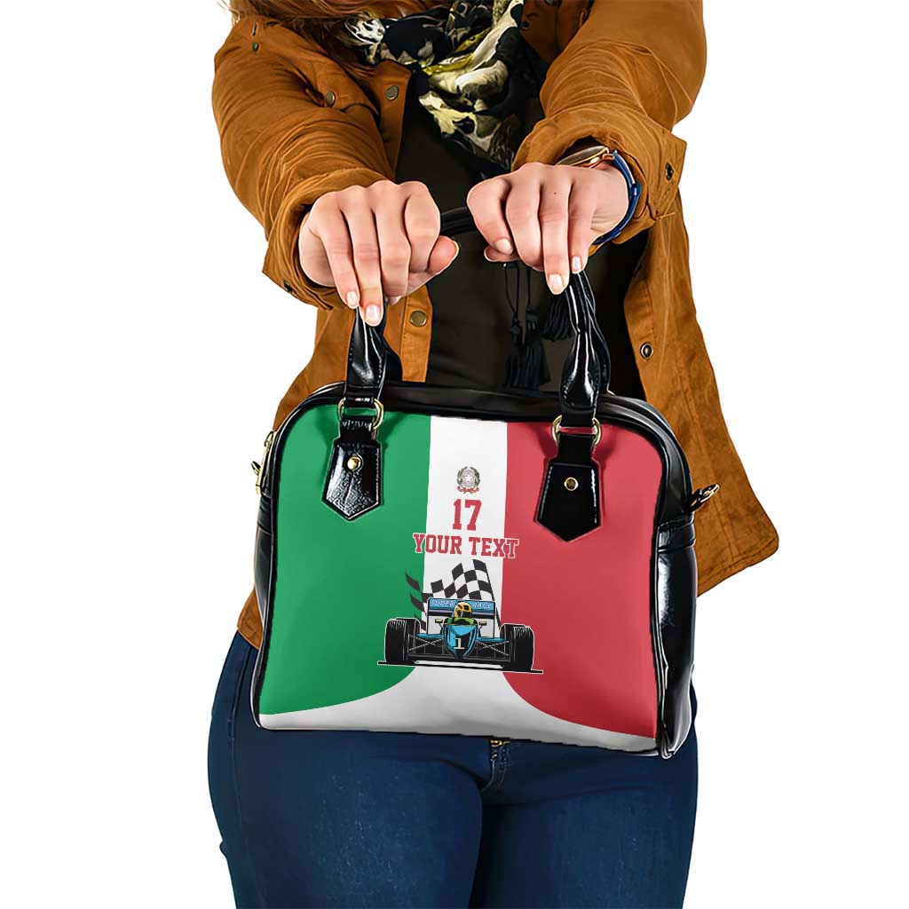 Custom Italy Formula One Shoulder Handbag Motorsport and Il Tricolore F1 World Championship LT17