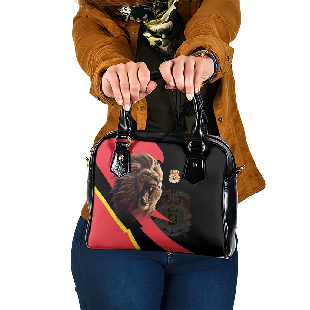 Belgium Coat of Arms Shoulder Handbag Angry Lion LT17