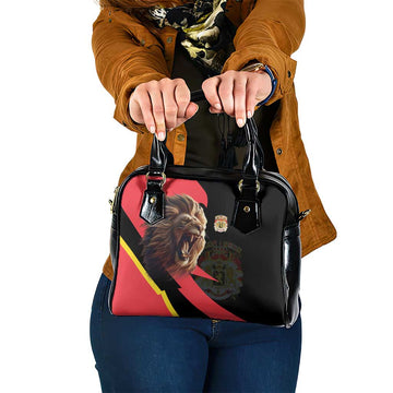 Belgium Coat of Arms Shoulder Handbag Angry Lion LT17