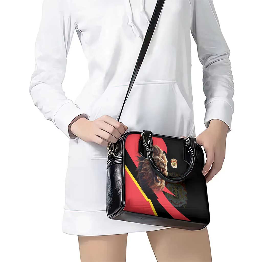 Belgium Coat of Arms Shoulder Handbag Angry Lion LT17