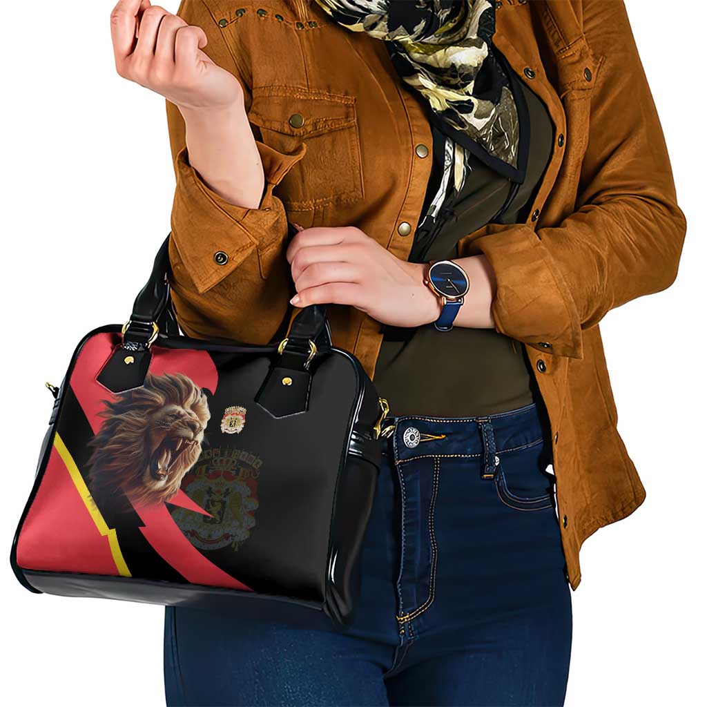 Belgium Coat of Arms Shoulder Handbag Angry Lion LT17